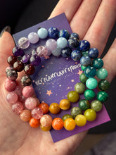 Load image into Gallery viewer, Flower of Life - Rainbow Stretch Bracelet - 8mm