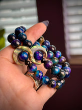 Load image into Gallery viewer, RESERVED - (3) Moon Bracelets - Stretch Bracelet (7.25” &amp; 6.50”)