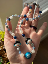 Load image into Gallery viewer, RESERVED :  Falling Frost Set - 18” Necklace &amp; Bracelet Set