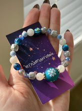 Load image into Gallery viewer, RESERVED :  Falling Frost Set - 18” Necklace &amp; Bracelet Set