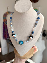 Load image into Gallery viewer, RESERVED :  Falling Frost Set - 18” Necklace &amp; Bracelet Set