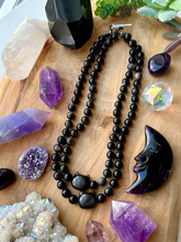 Load image into Gallery viewer, PRE-ORDER - Black Cat Magic - Silver Sheen Obsidian - 16”
