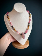 Load image into Gallery viewer, RESERVED : Heart Alchemy - 18” Necklace - Rose Quartz Focal