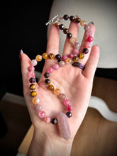 Load image into Gallery viewer, RESERVED : Heart Alchemy - 18” Necklace - Rose Quartz Focal