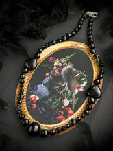 Load image into Gallery viewer, Midnight Noir Necklace - 21” - Onyx &amp; Obsidian - Onyx Heart + Focal