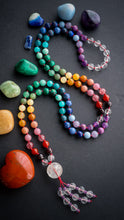 Load image into Gallery viewer, Kaleidoscope - 108 Bead Mala - 8mm Gemstone Rainbow