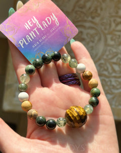 New Beginnings - Tigers Eye Focal Gemstone Bracelet