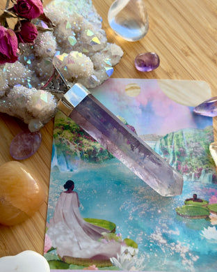 90mm Lavender Amethyst Point - Sterling Silver