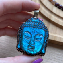 Load image into Gallery viewer, RESERVED - Labradorite Buddha - Rooted in Nature