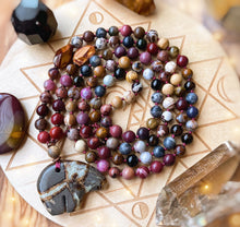 Load image into Gallery viewer, Sacred Bear - 108 - Septarian Nodule Zuni Bear, Utah Wonderstone, Australian Mookaite and Zebra Jasper, Pietersite, Picasso Marble, Rainbow Touramline, and Mars Jasper
