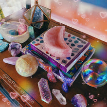 Load image into Gallery viewer, Moon Rose Quartz Bowl - Love + Peace + Happiness