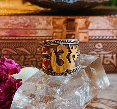 OM - Copper Adjustable Ring - Fair Trade