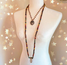 Load image into Gallery viewer, Grounding Earth Energy - 108 Australian Mookaite Jasper, Red River Jasper, Tiger Iron, and Polychrome Jasper