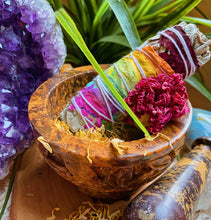 Load image into Gallery viewer, Cleanse this Space - Rose Chakra Sage Bundle