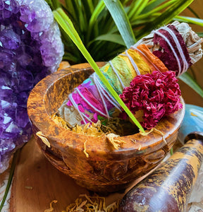 Cleanse this Space - Rose Chakra Sage Bundle