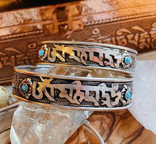 Load image into Gallery viewer, Om Mani Padme Hum Cuff - Fair Trade