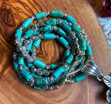 Load image into Gallery viewer, 32&quot; Turquoise Layering Chain