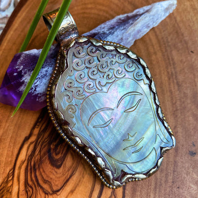 75mm Abalone Shell Buddha