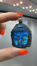 Load image into Gallery viewer, Reserved - Buddha Pendant + The Light Within Mala Necklace - Smokey Golden Quartz + Rose Quartz, Pink Opal