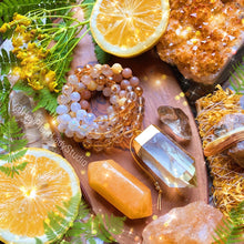 Load image into Gallery viewer, Illuminated Path - Citrine Mala + Sunstone + Golden Rutile + Jade