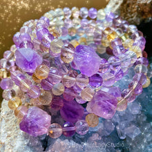 Load image into Gallery viewer, Balanced Spirit - Natural Ametrine + Raw Amethyst Bracelet