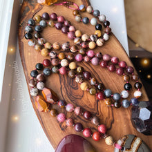 Load image into Gallery viewer, Sacred Bear - 108 - Septarian Nodule Zuni Bear, Utah Wonderstone, Australian Mookaite and Zebra Jasper, Pietersite, Picasso Marble, Rainbow Touramline, and Mars Jasper