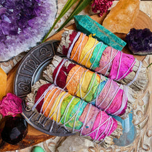 Load image into Gallery viewer, Cleanse this Space - Rose Chakra Sage Bundle