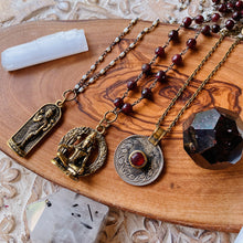 Load image into Gallery viewer, Shiva + Garnet Necklace