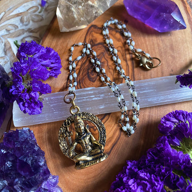 Shiva + Pearl Necklace