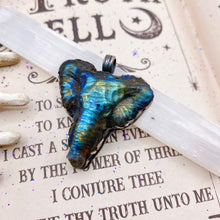 Load image into Gallery viewer, 45mm Labradorite Elephant - 925 Sterling