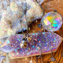 Load image into Gallery viewer, Witches Brew Charm Necklace - 925 Sterling Triple Moon Cauldron