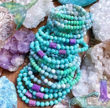Load image into Gallery viewer, Third Eye - Natural Phosphosiderite + AAA Peruvian Amazonite