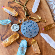 Load image into Gallery viewer, Boho Trinket Necklace - Hand Stamped - You choose