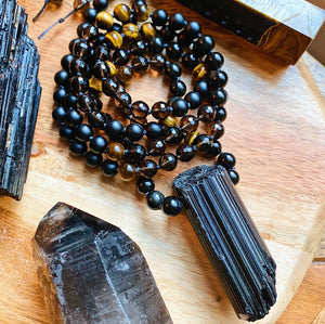 Protect Your Energy Mala - Black Tourmaline Mala