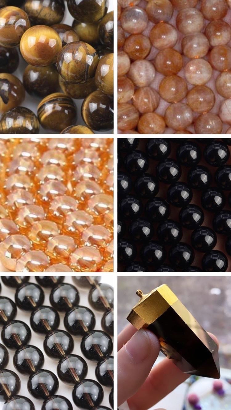 Reserved - Pre- Order- QTY 3- 108 Bead Mala Necklaces - Smoky Quartz, Tourmaline, Tourmalinated Quartz