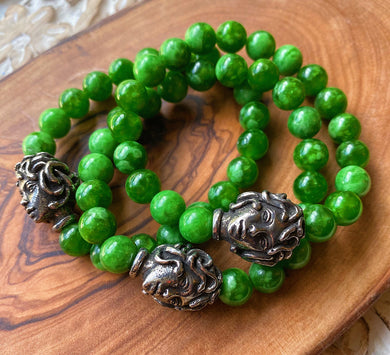 Medusa Bracelet - Maw Sit Sit Jade Albite