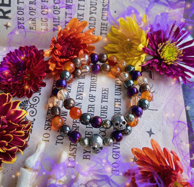 The Little Goblin - Stretch Gemstone Mala Bracelet