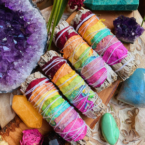 Cleanse this Space - Rose Chakra Sage Bundle
