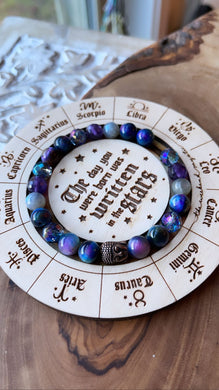 RESERVED - Galaxy of Stars -  Galaxy Tigers Eye + Amethyst + Mystic Quartz + Labradorite