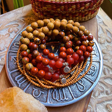 Load image into Gallery viewer, Abundant Energy Bracelet - Red Carnelian + Red Creek Jasper + Natural Wood Jasper + Red Jasper