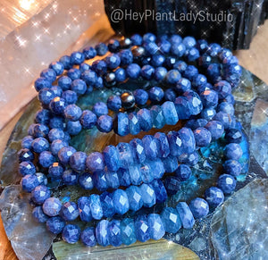 Throat Chakra - Blue Sapphire + Blue Kyanite