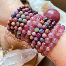 Load image into Gallery viewer, Sacral Chakra - Brazilian Garnet + Multicolor Tourmaline Bracelet