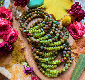 Lady Luck - Ruby Fuschite + Peridot Bracelet