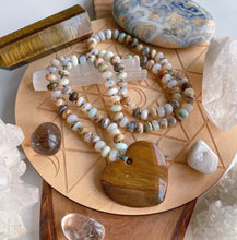 Load image into Gallery viewer, Heart of Gratitude- 108 Opals + Picasso Jasper Heart