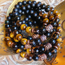 Load image into Gallery viewer, Protect Your Energy - Copper Buddha Mala Bracelet