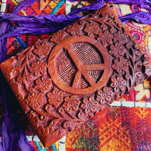 Hippie Treasures - Peace Sign Jewelry Box