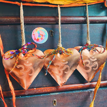 Load image into Gallery viewer, OM - Copper Heart - Meditation Room