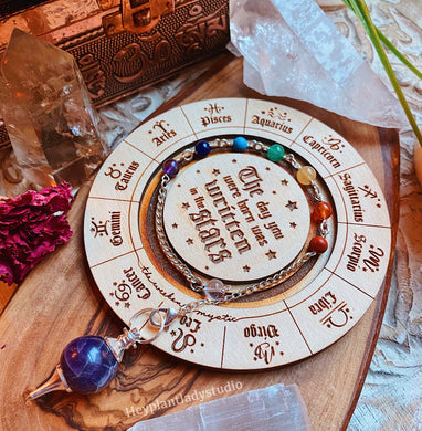 Amethyst Sephoroton - 7 Chakra Pendulum