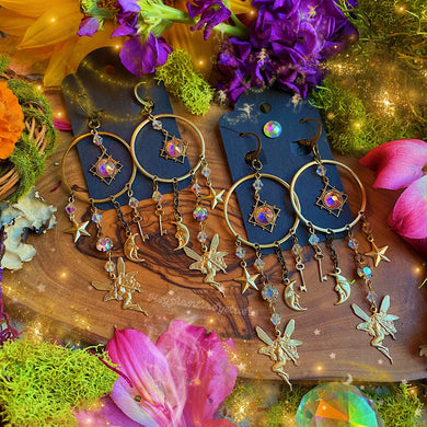 Pixie Dust - Iridescent Swarovski Trinket Earrings