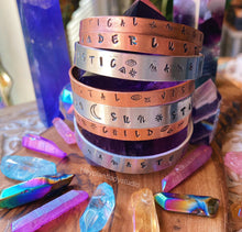 Load image into Gallery viewer, Hand Stamped Boho Cuff - You Choose